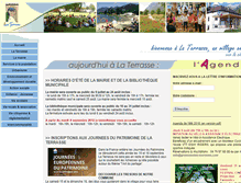 Tablet Screenshot of mairie-laterrasse.fr